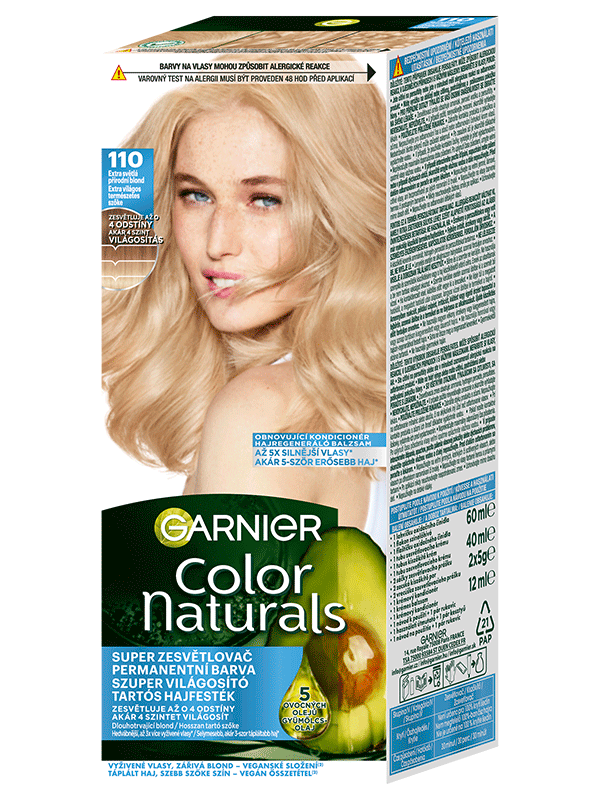 Color Naturals Tartós hajfesték 110 Extra világos természetes szőke
