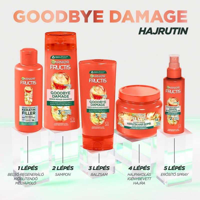 Goodbye Damage Keratin Filler Belső regeneráló kiöblítendő mélyápoló - 4