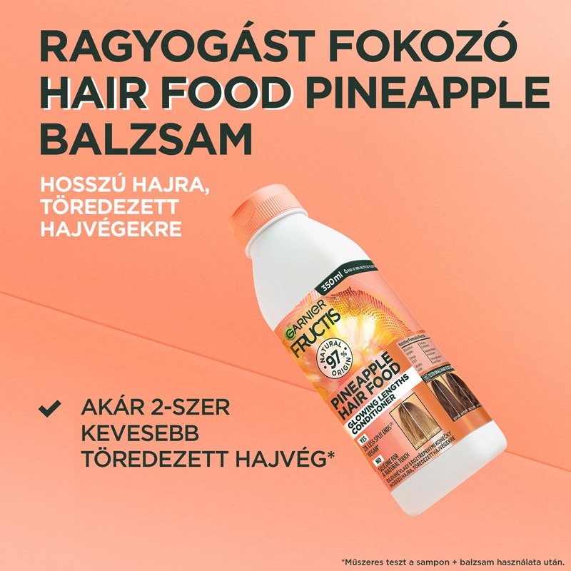 Fructis Hair Food Pineapple Rahyogást fokozó balzsam - 2